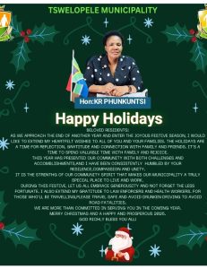 Mayor XMas Message